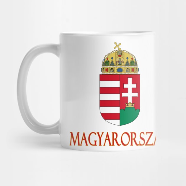 Hungary - Coat of Arms Design (Hungarian Text) by Naves